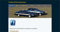 Desktop Screenshot of northwoodpolice.org